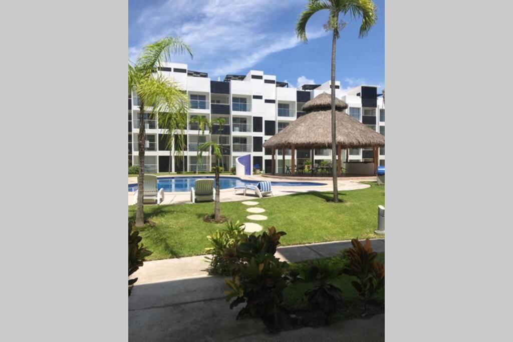 ¡Nuevo! Hermoso Departamento Con Alberca. 만사니요 외부 사진